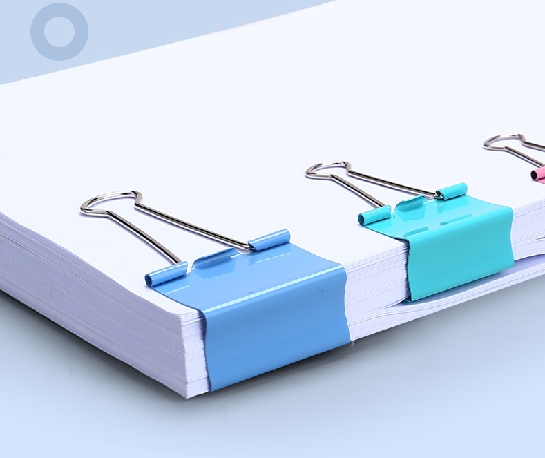 得力長尾夾燕尾夾 (19mm, 40隻*3桶, 0.8kg)