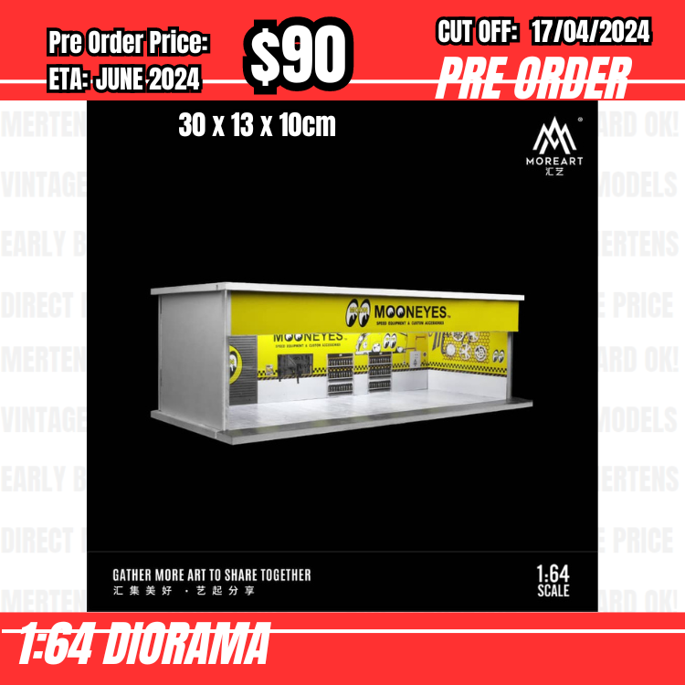RS-$90   * Moreart * 1:64 Diorama - Mooneyes [OD09/04]