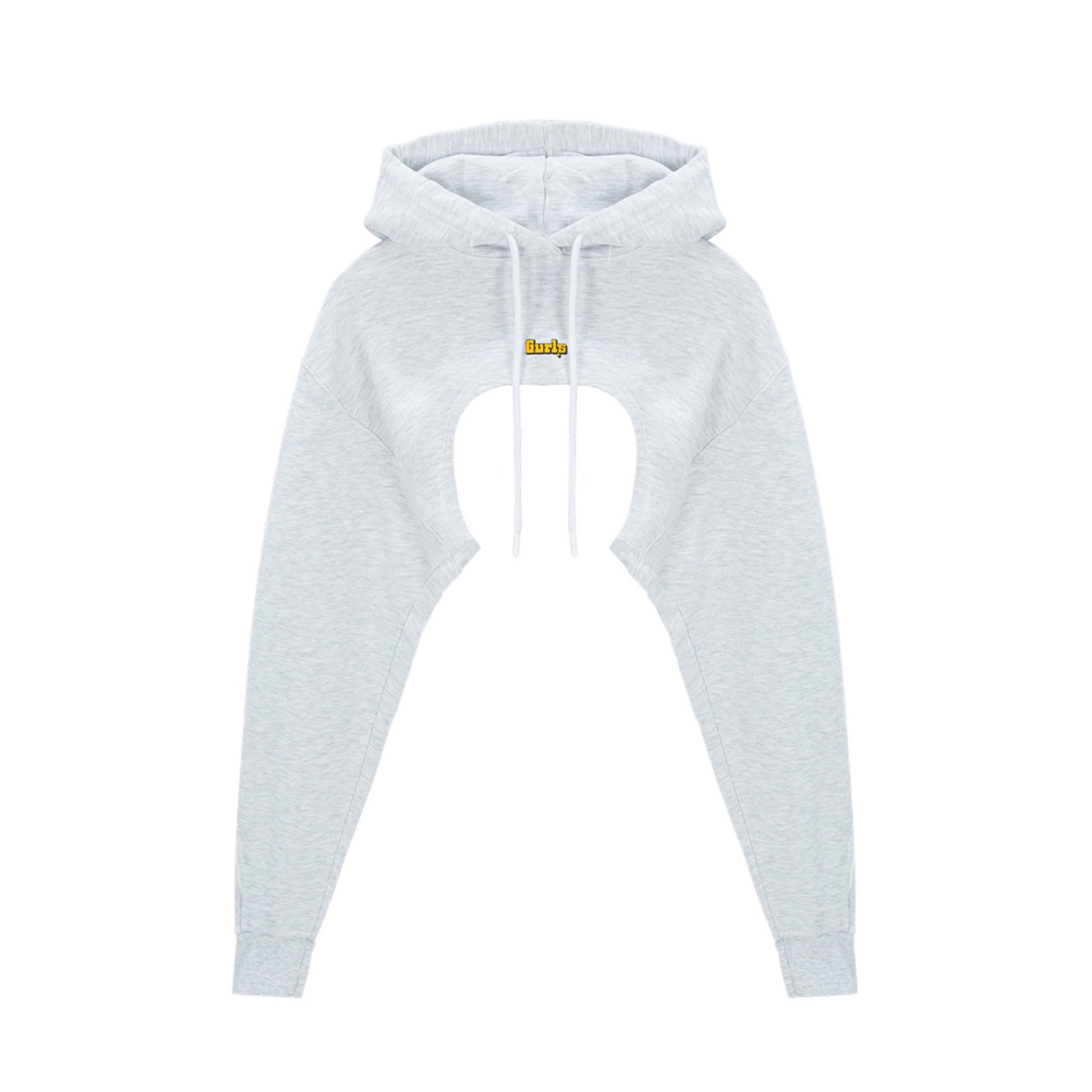 [as if calie] GURLS CROP HOODIE