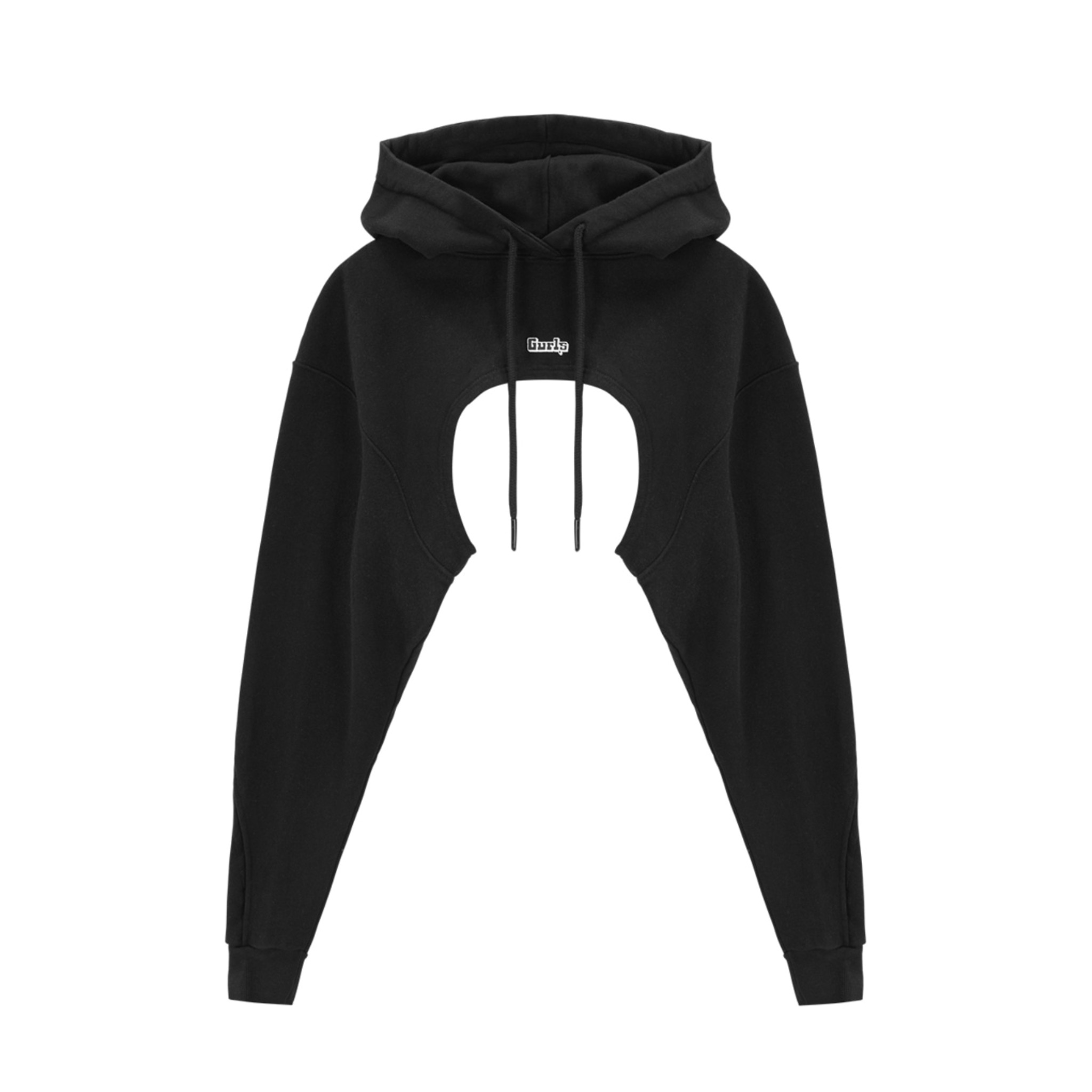 [as if calie] GURLS CROP HOODIE
