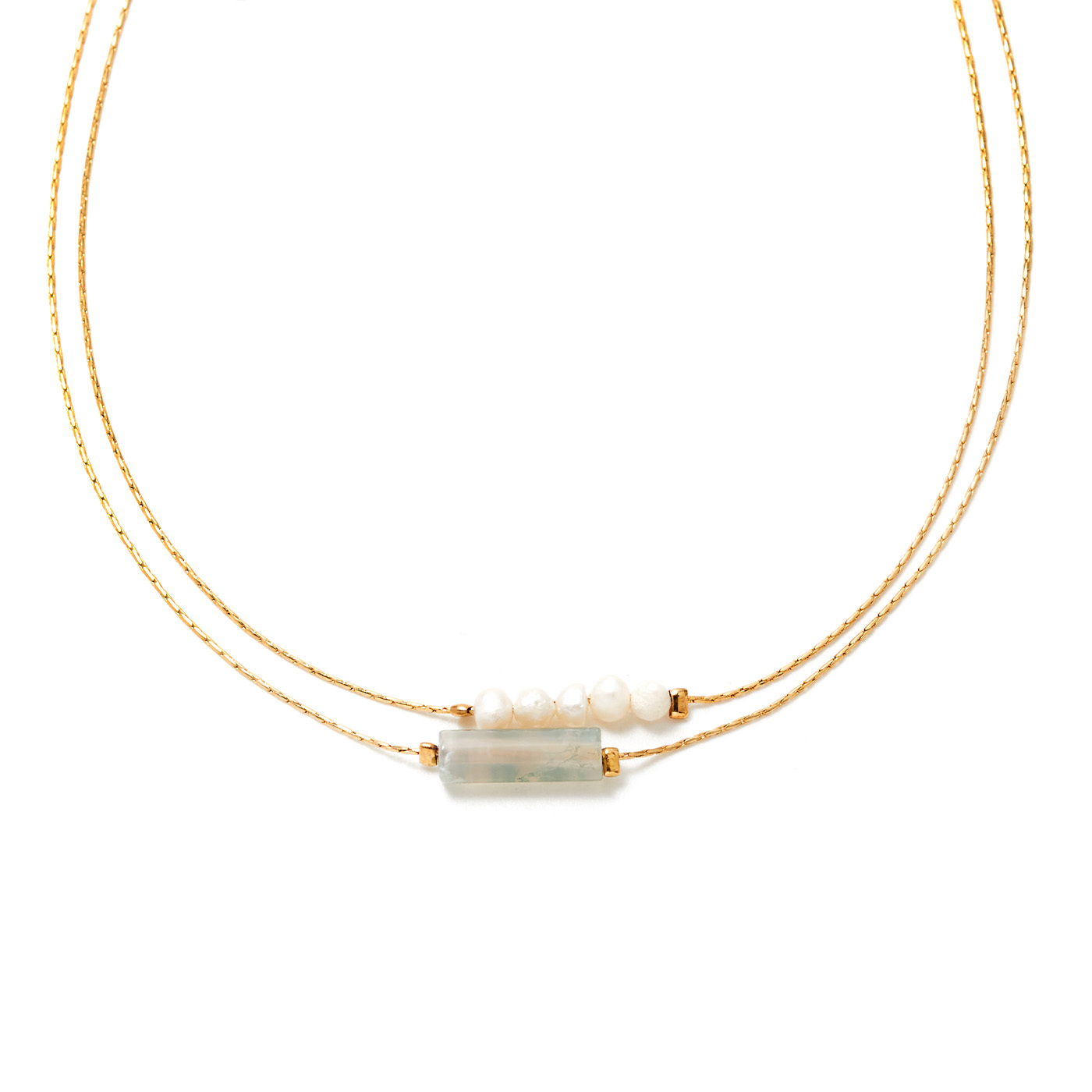 平價飾品,水草瑪瑙,珍珠,項鍊