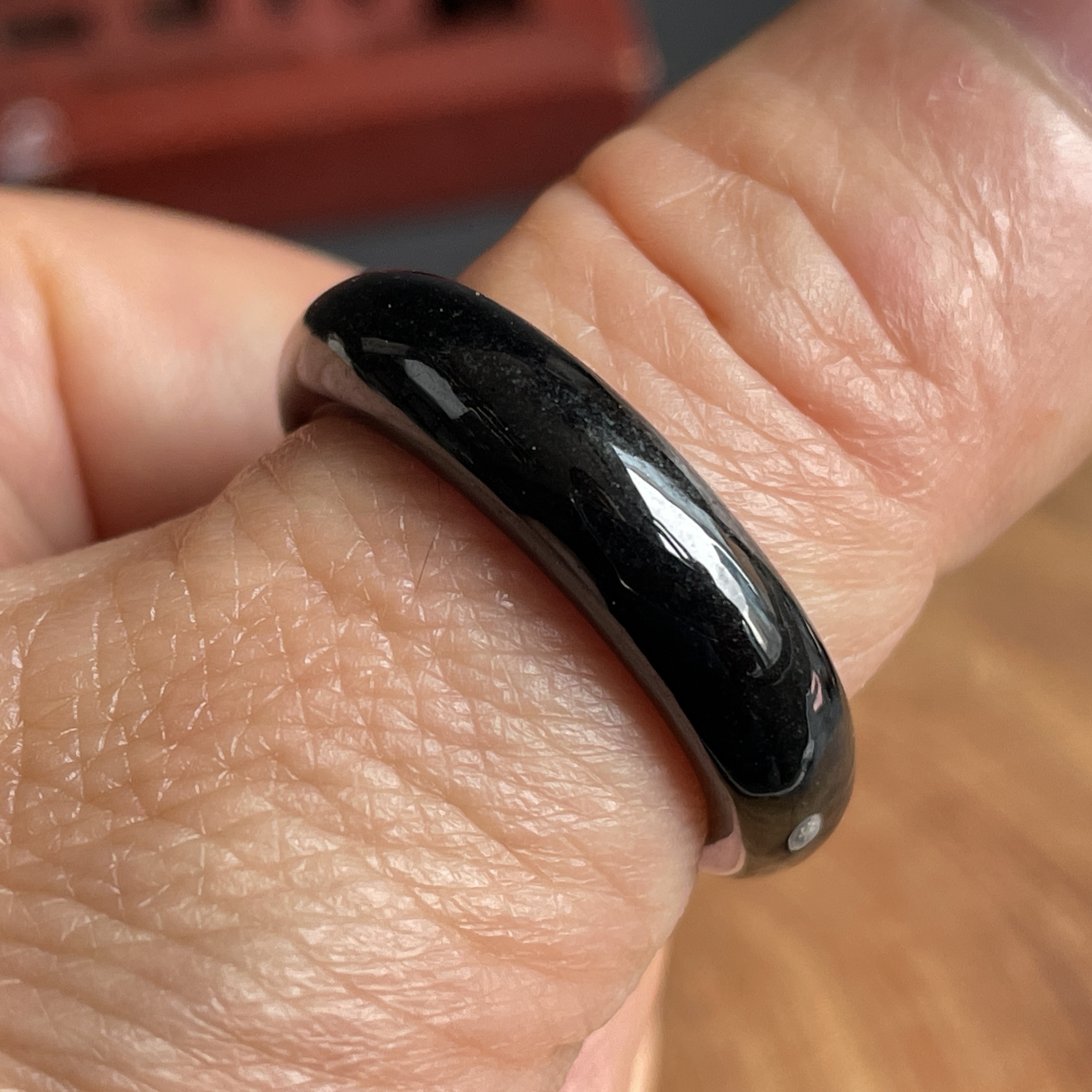 J2333 墨翠指環戒圈 (內徑20.1mm)