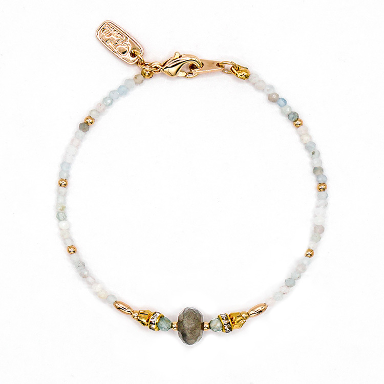 《台北意象》101 • 摩天之境 – 拉長石 – 手鍊