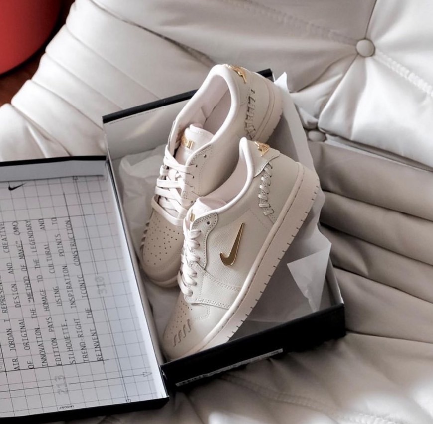 KTQ STORE ‧ Nike Aj1 Low 編織 小金勾 米灰 FN5032-200