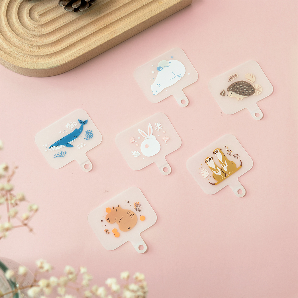 ekax通用手機掛繩夾片-三片組