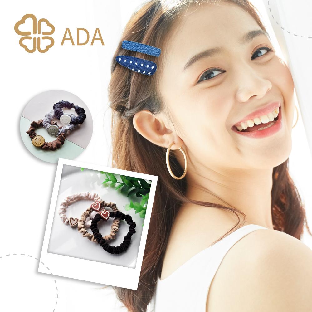 ADA 抓皺微笑小圈束1入〈全3款〉