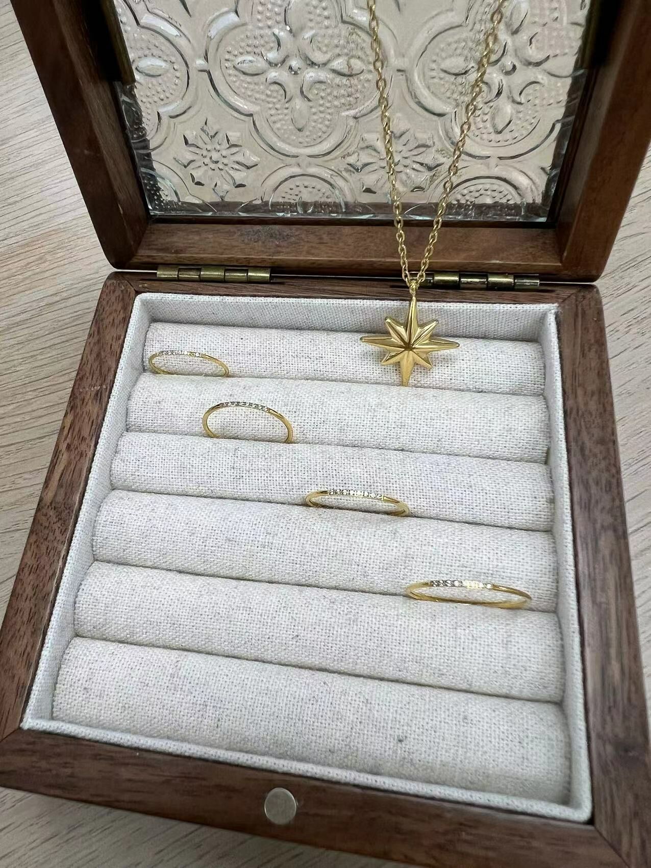 V03040 現貨-超細威尼斯水鑽線戒