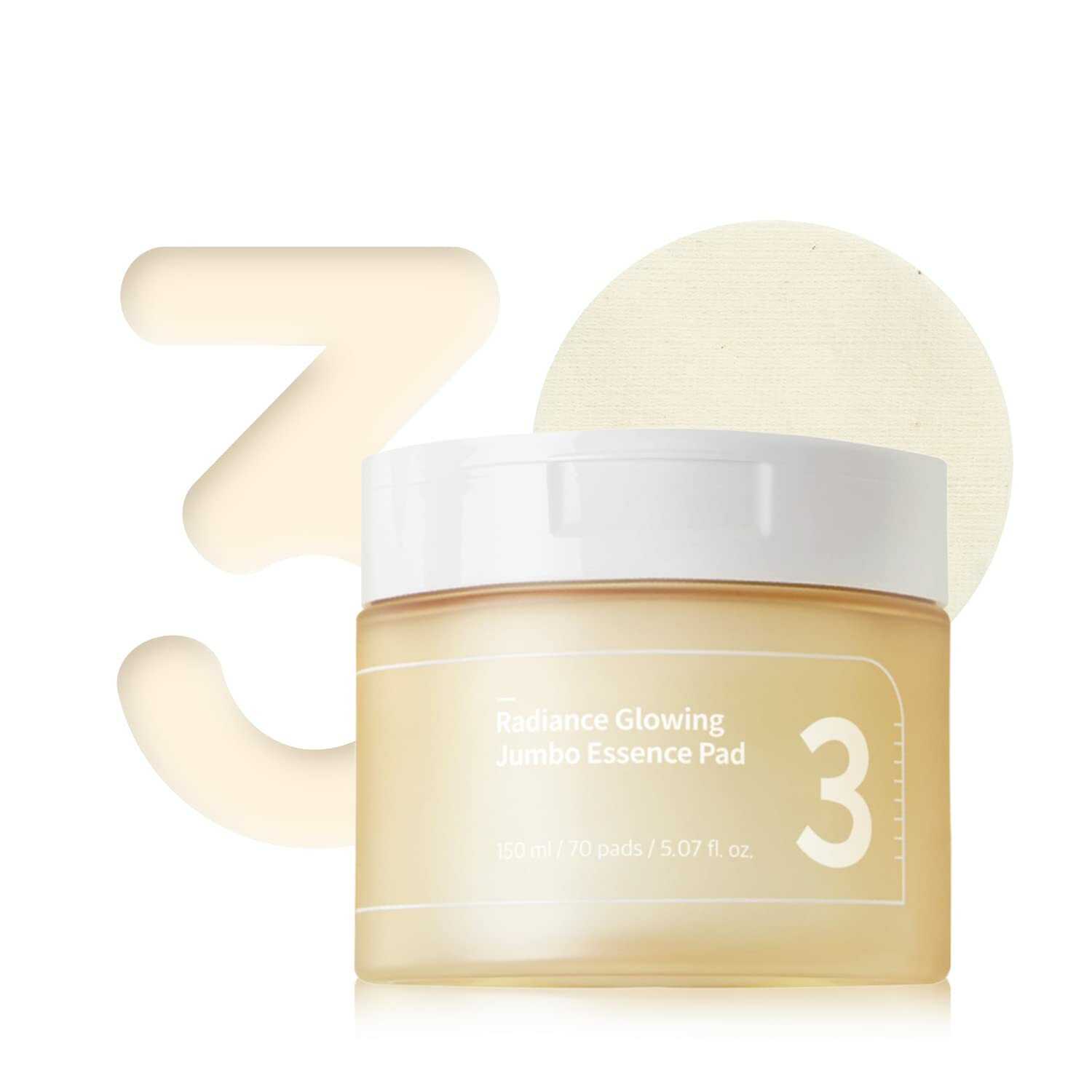 numbuz:n No.3 Radiance Glowing Jumbo Essence Pad 70pads 8809652580982