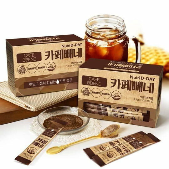 Nutri D-Day Nutri D-Day Cafe Bbene The Real Diet Coffee 3.3*30 bags (8809514350340)  