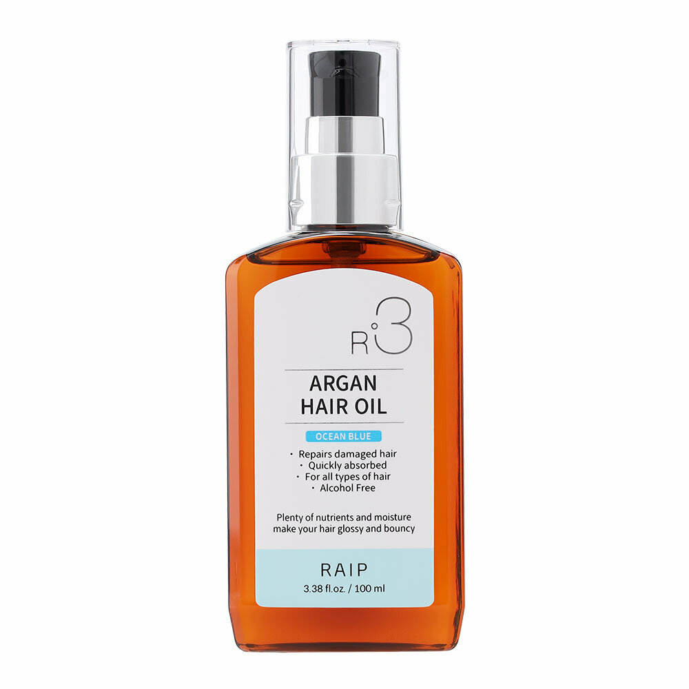 RAIP R3 Argan Hair Oil 100ml【blue Ocean Blue】  random packing 8809529880122