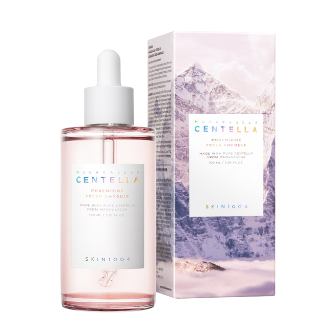 Skin1004 Madagascar Centella Poremizing Fresh Ampoule 100ml   積雪草+喜馬拉雅玫瑰鹽細緊緻毛孔精華