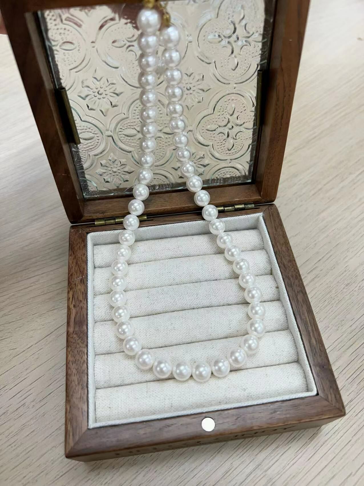 V03035 現貨-歐美IG必備高雅珍珠項鍊