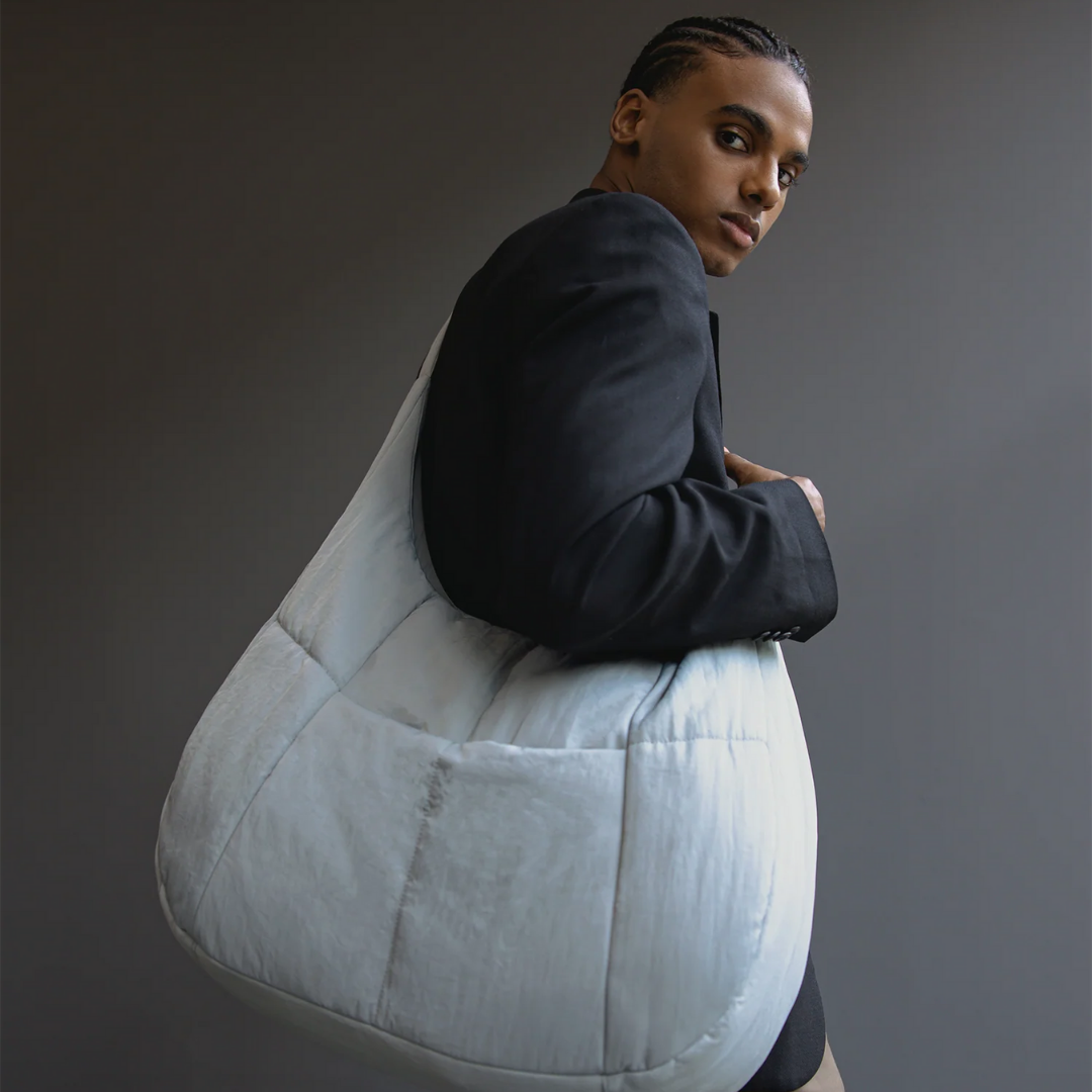 Puffer Carryall - 灰霧藍