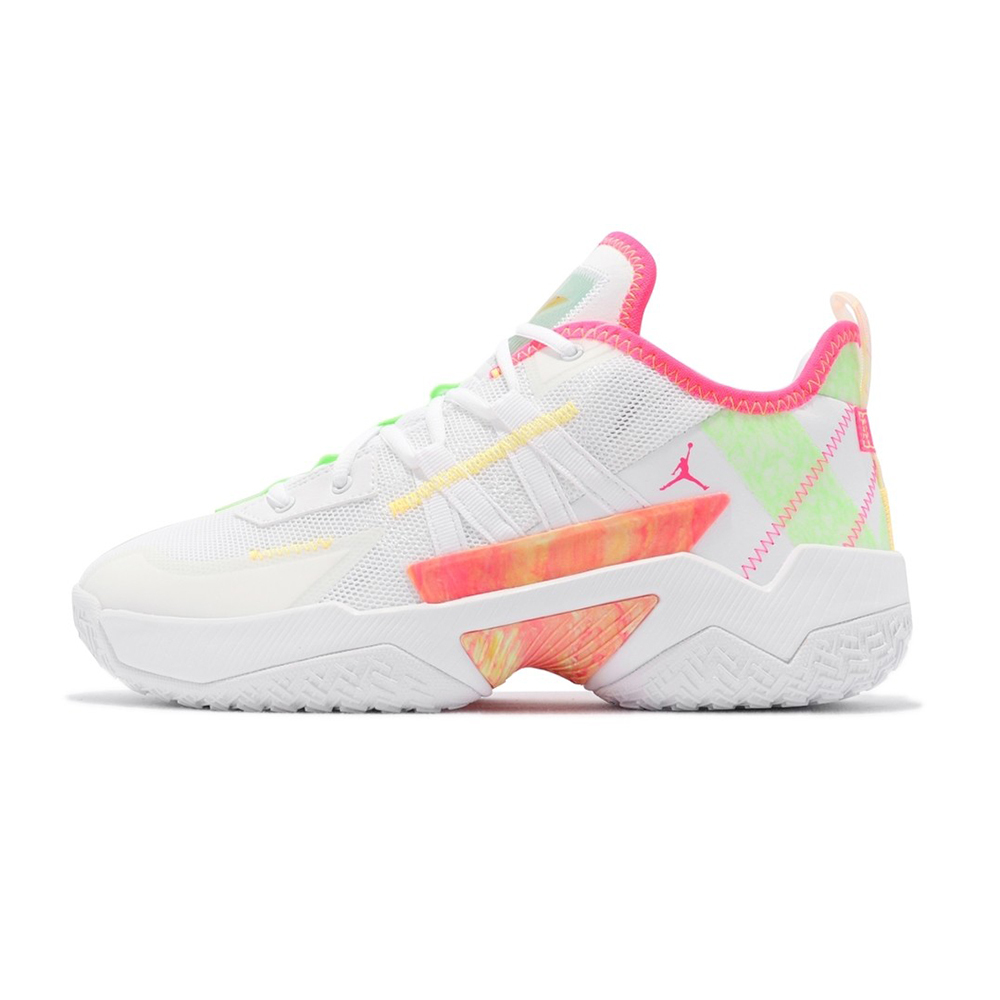 Nike Jordan One Take Ii PF 籃球鞋 白粉紅 CW2458-163