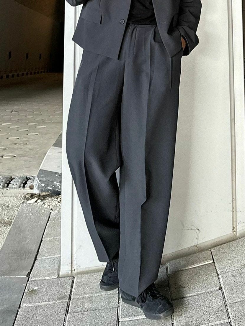 淨色鬆身西褲 Crunky_youth-037P