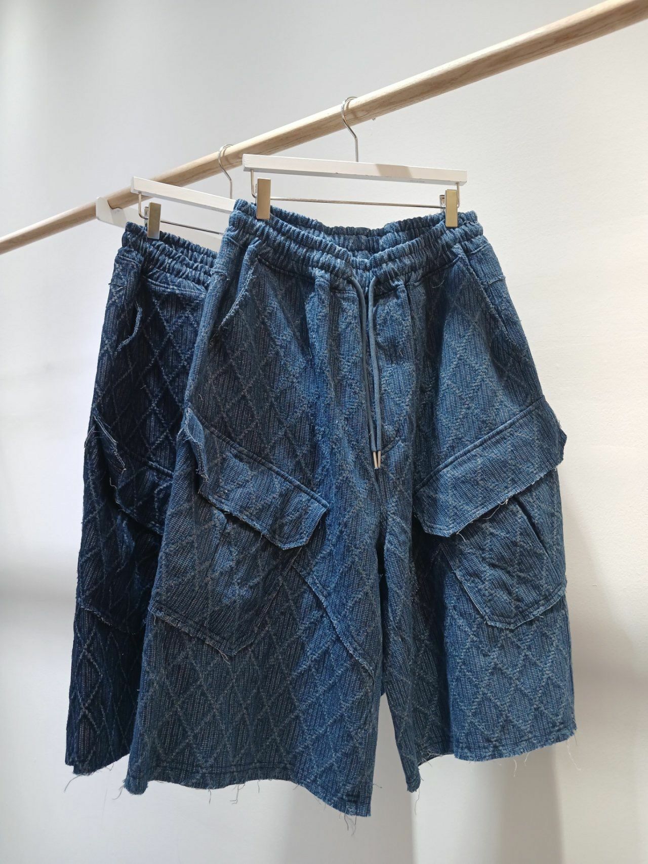 菱紋工裝短褲 Crunky_youth-039P