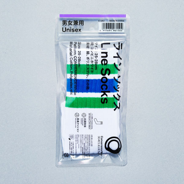 2025SS 日本 全家便利商店 限定 LINE SOCKS 條紋 長襪 木村配色 襪子 4色 現貨