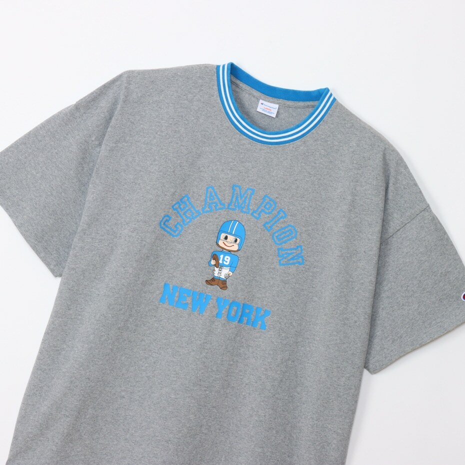 男款- CASUAL冠軍君 Member 短TEE-灰色（C3-Z326-070）