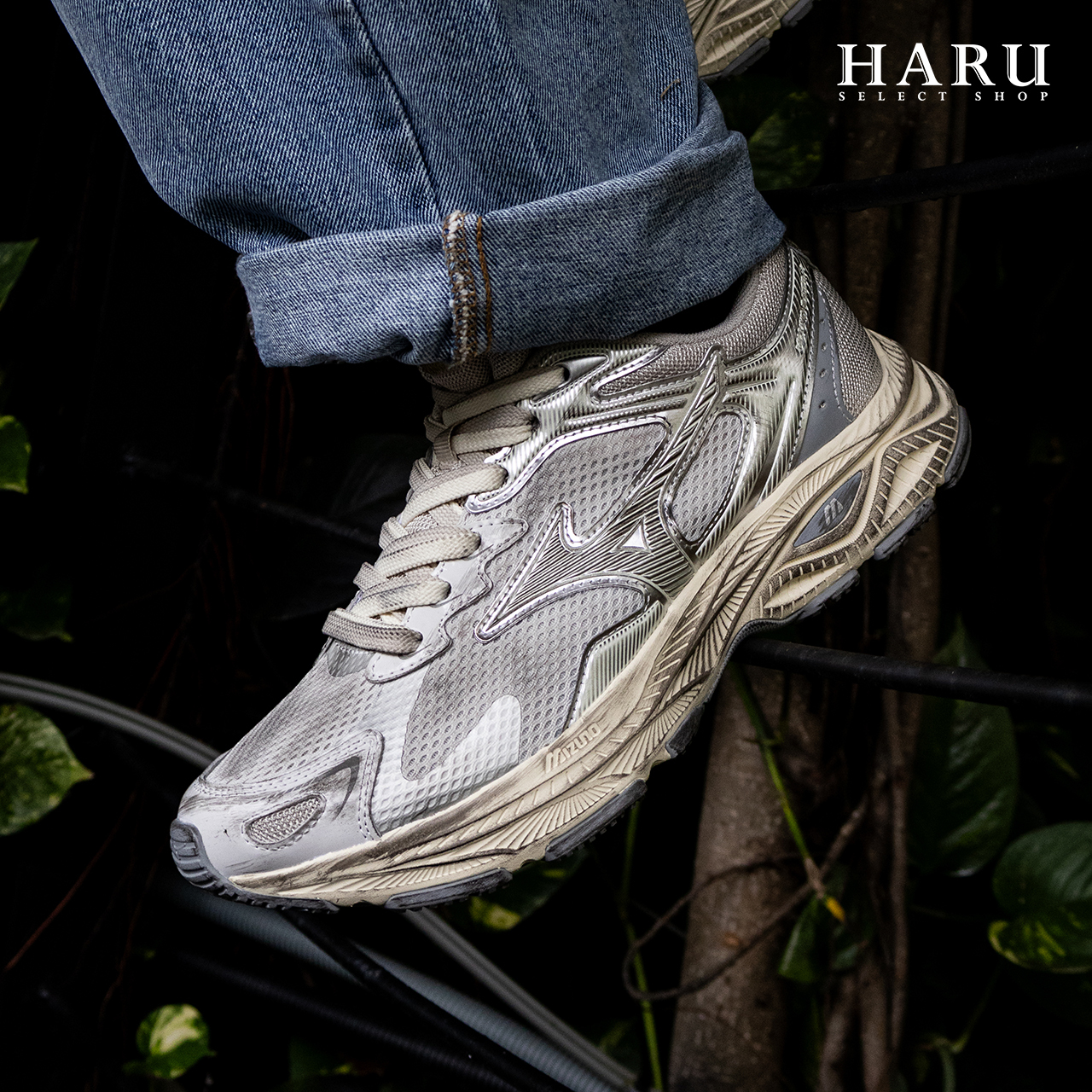 美津濃 MIZUNO RACER S White Metallic Silver EVA 中底 髒髒鞋 仿舊 做舊 液態銀 金屬灰銀 灰銀藍 巴黎世家 3XL 平替版 復古休閒鞋 跑鞋 D1GH223518 D1GH223519