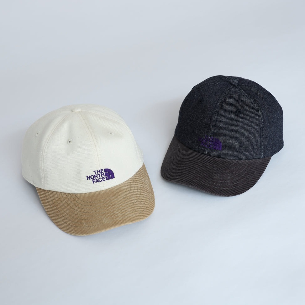 現貨┃TNF 紫標 Denim WINDSTOPPER® Cap 牛仔 丹寧 拼接 燈芯絨 老帽