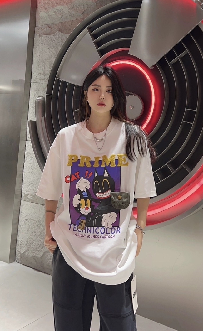 #男裝系列#壯壯男也OK!趣味童趣卡通短袖上衣-兩色 男女都可穿