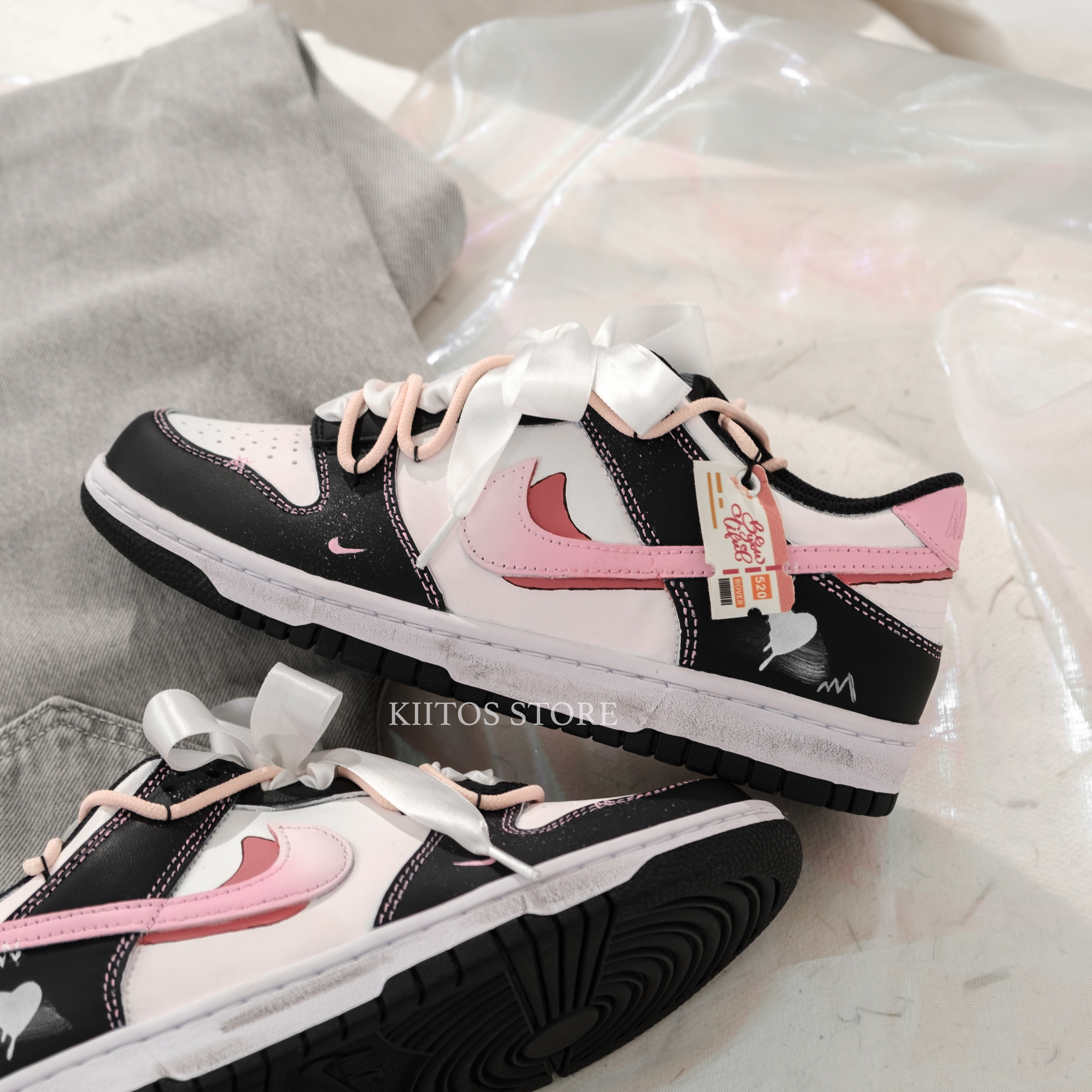 Nike Dunk Low 心悸入場券 做舊 潑墨 訂製款