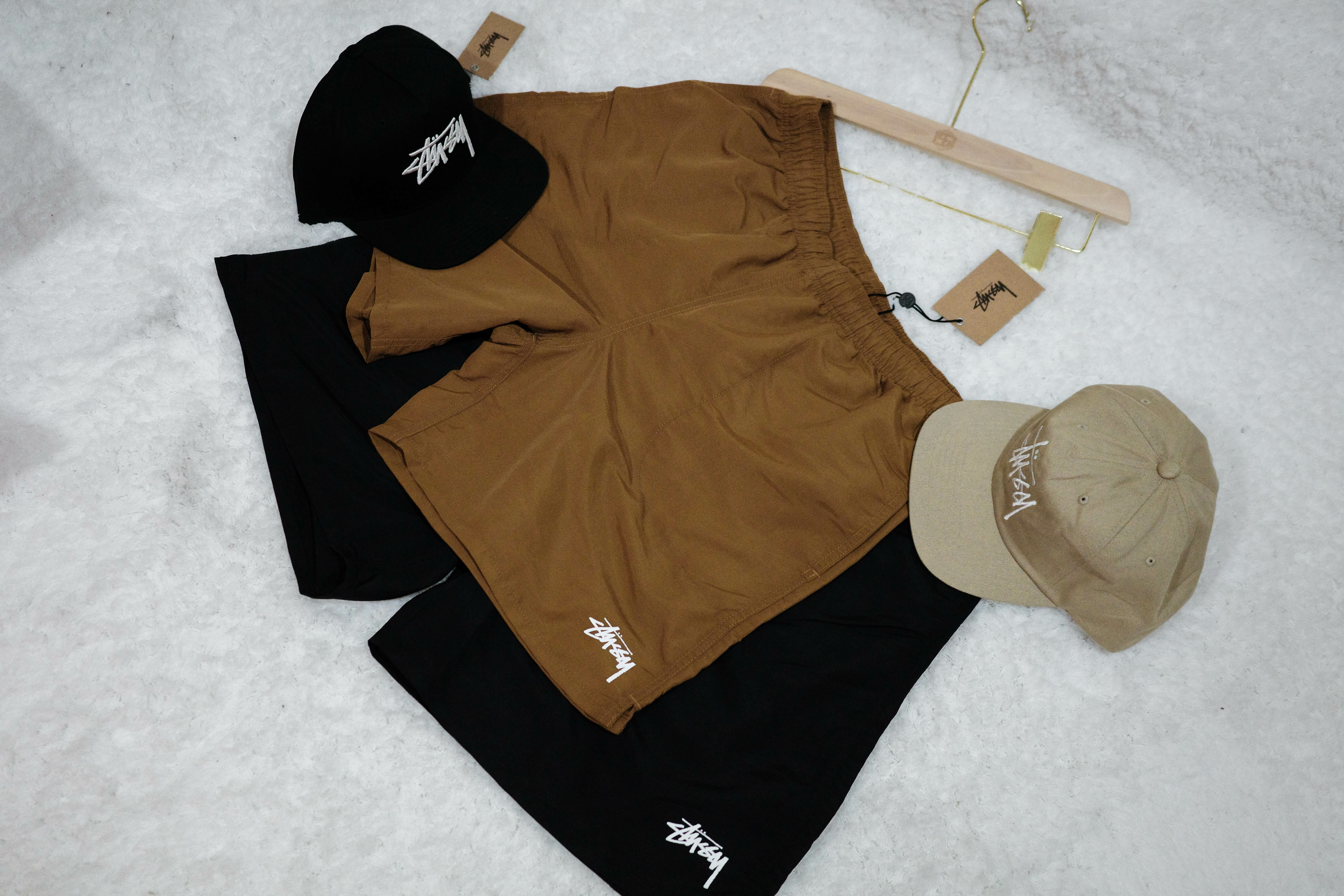 STUSSY STOCK WATER SHORT 尼龍 海灘短褲 （113155）