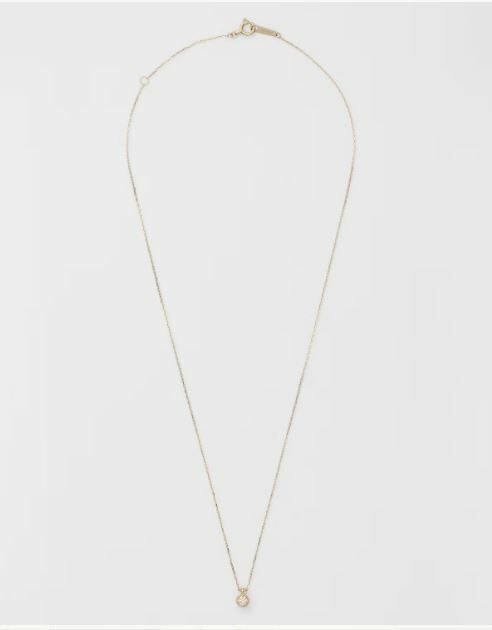 [連線優惠] agete K10 鑽石項鍊（0.1 克拉）