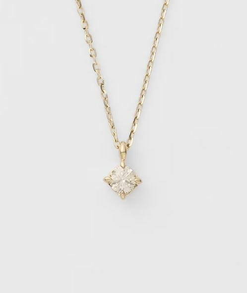 [連線優惠] agete K10 鑽石項鍊（0.07 克拉）