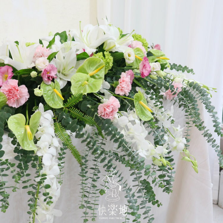 清逸 I 講桌花 I 司儀台花 AF241102