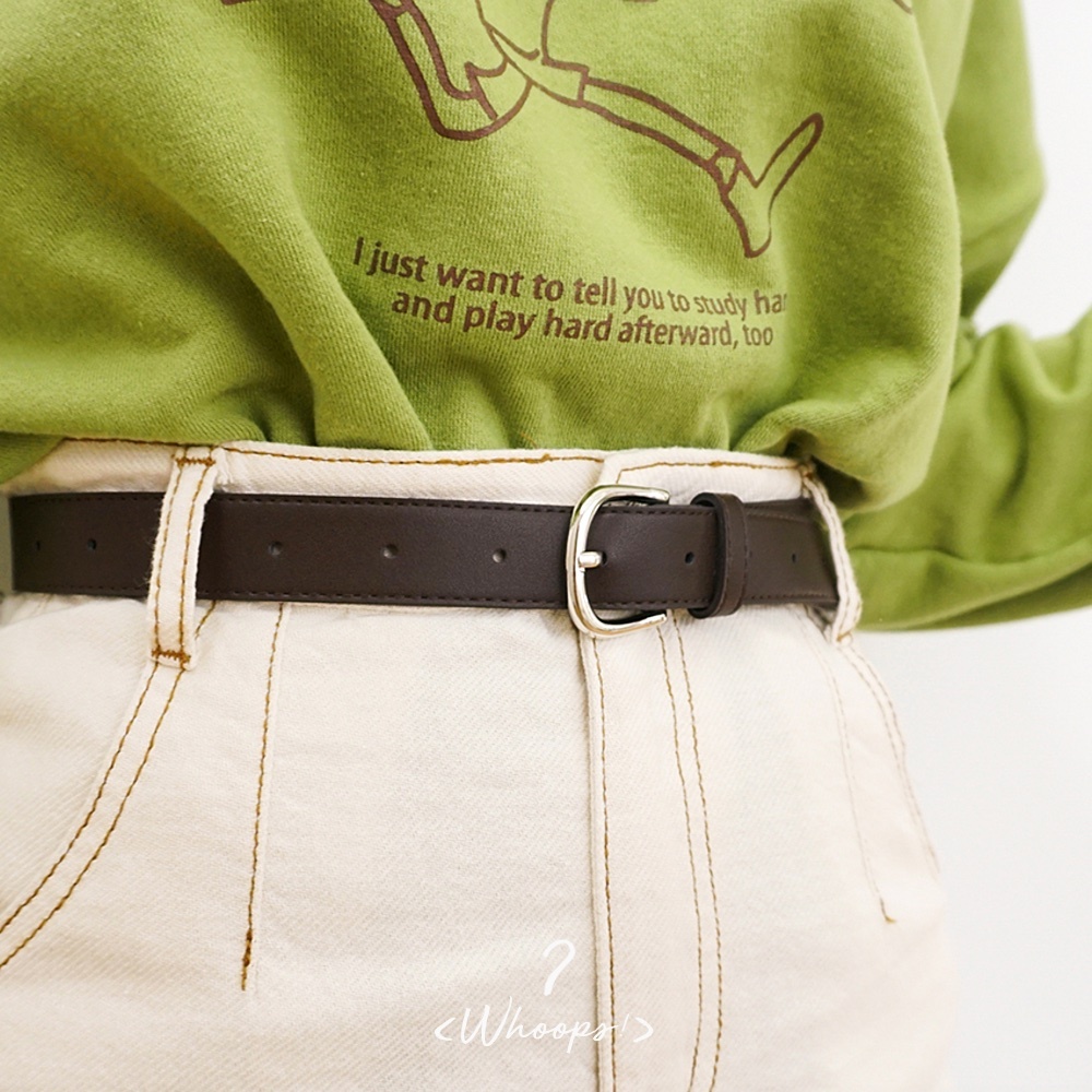 預訂｜明線有洞皮帶