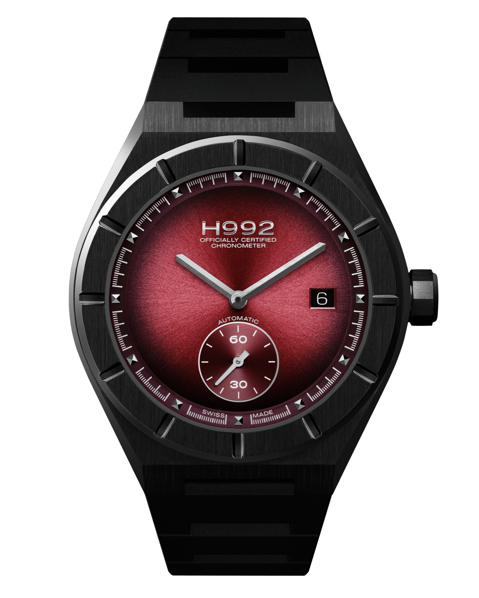 H1 Burgundy + Black