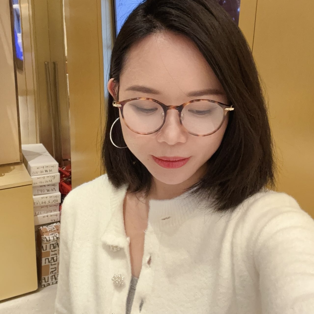 Linda Farrow optical glasses 02 gold-plated tortoise