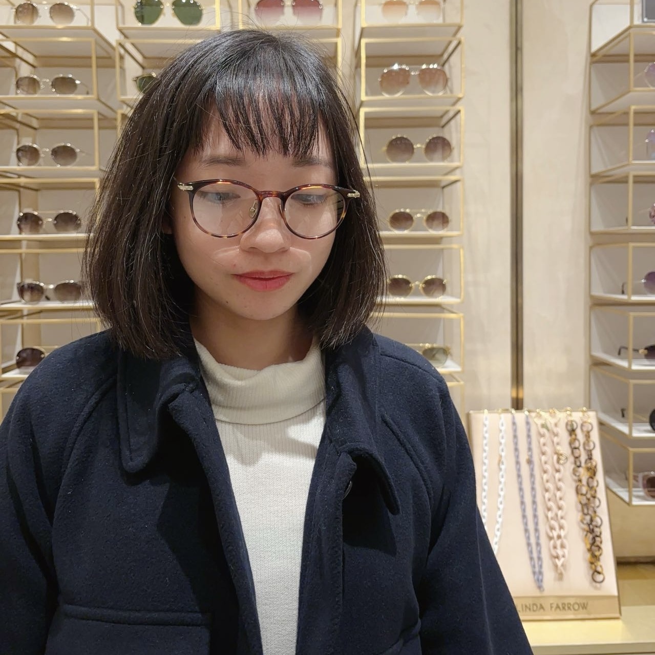 Linda Farrow 03 optical glasses gold-plated