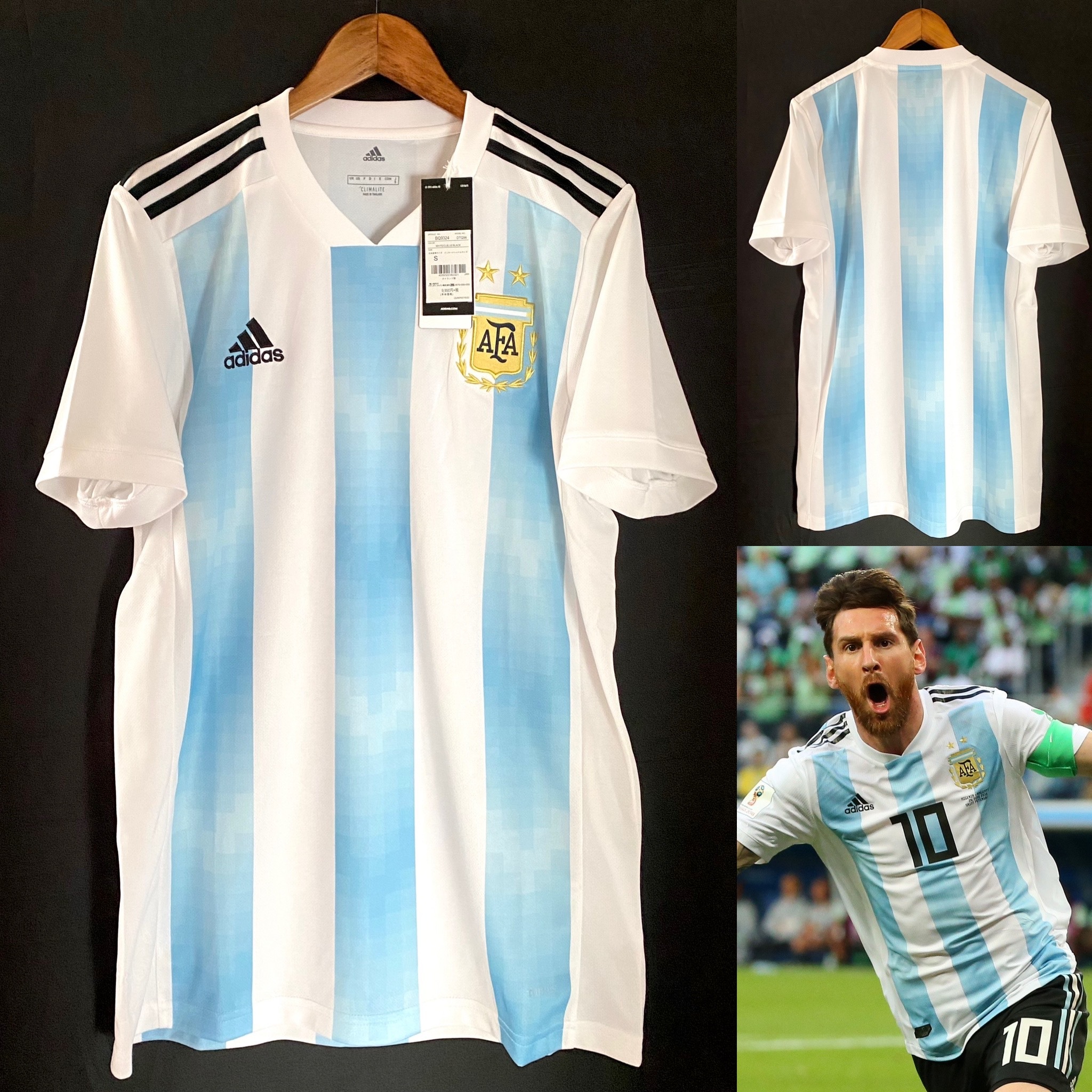 (BNWT) Argentina 2018 FIFA World Cup Adidas Home Shirt