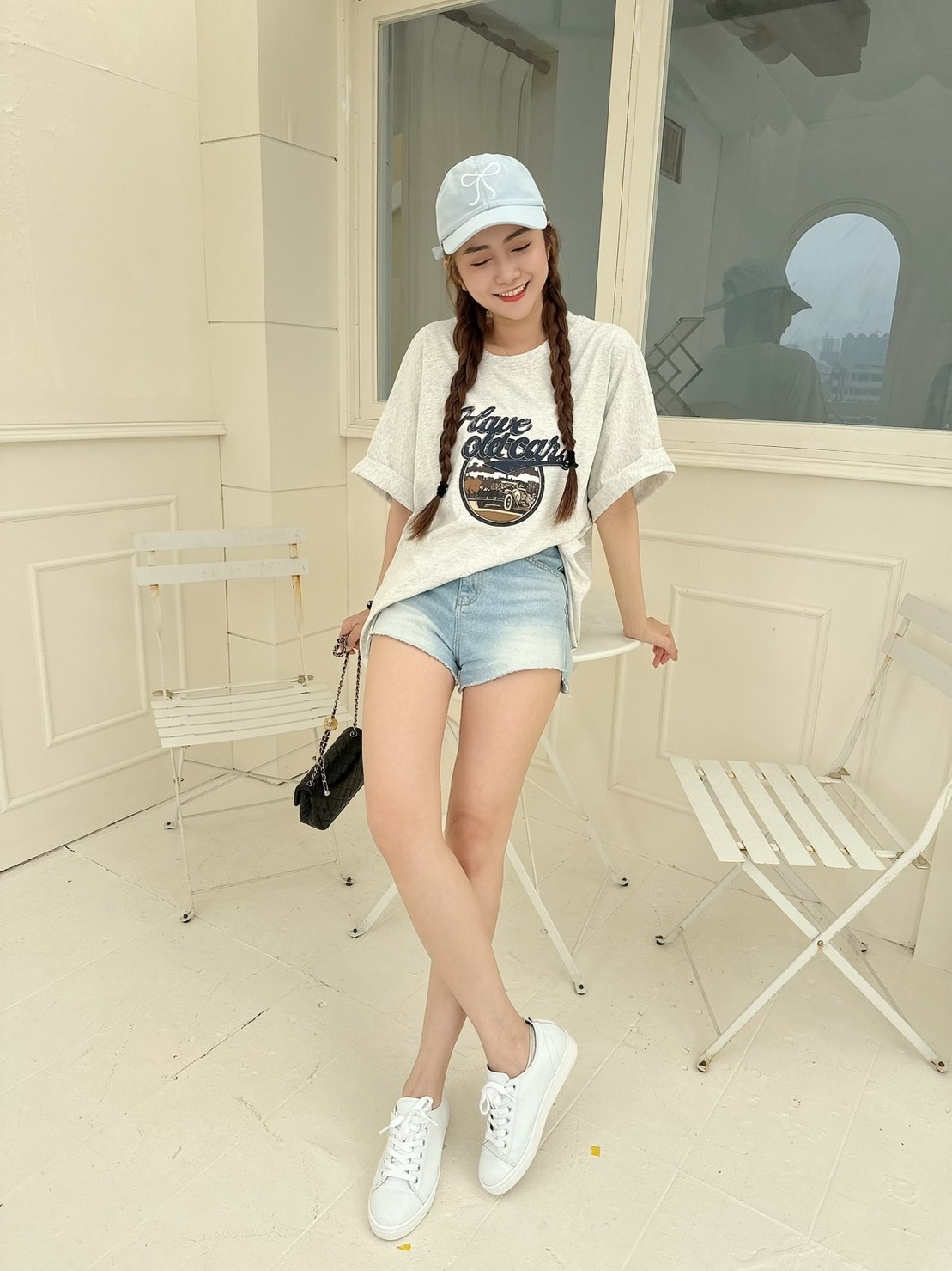 ［預購］🔥04.10春夏新品］🎀不挑頭型～超可愛蝴蝶結可調式棒球帽（兩色）