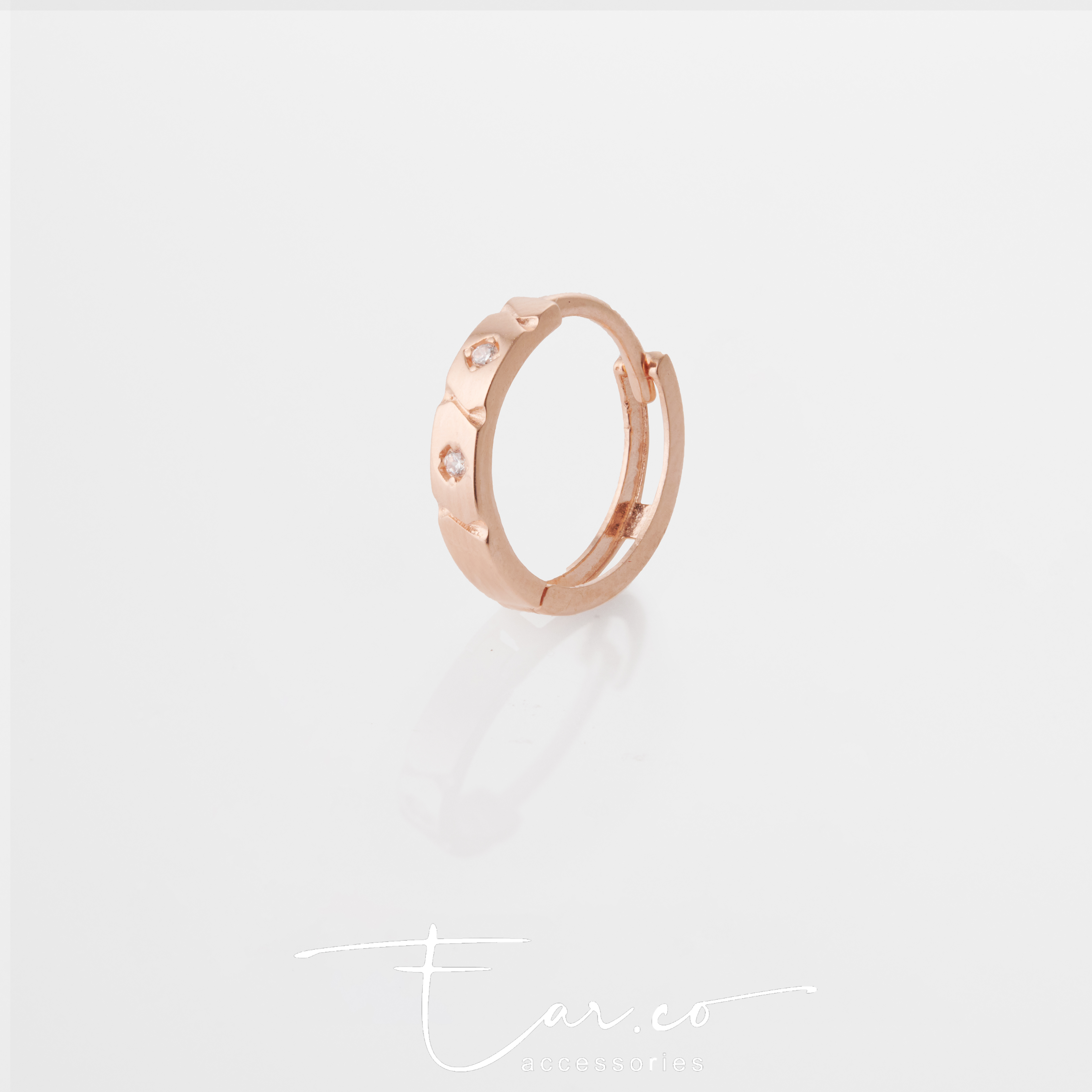 H02 Hoop (單隻) - 14K SOLID GOLD