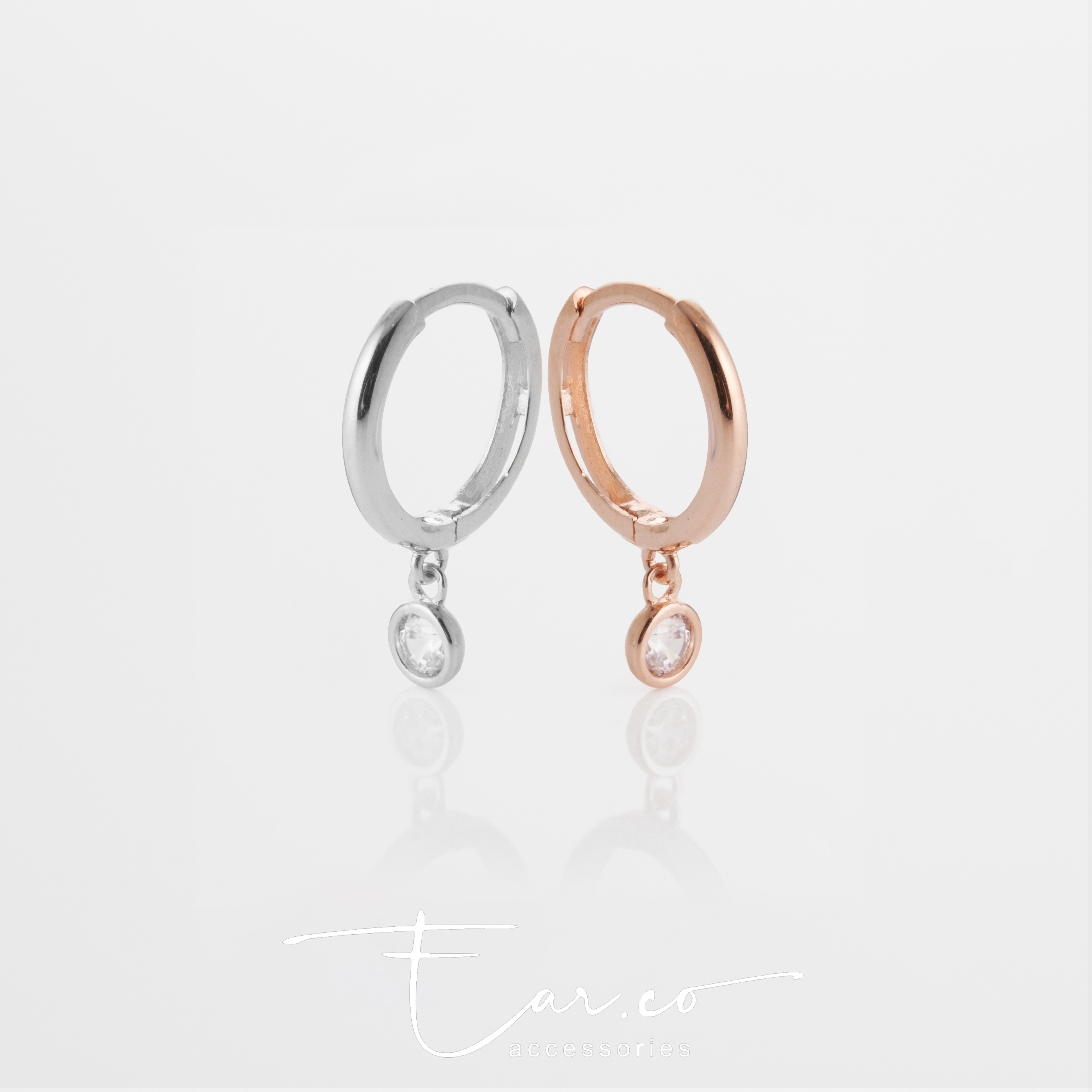 H03 Hoop (單隻) - 14K SOLID GOLD