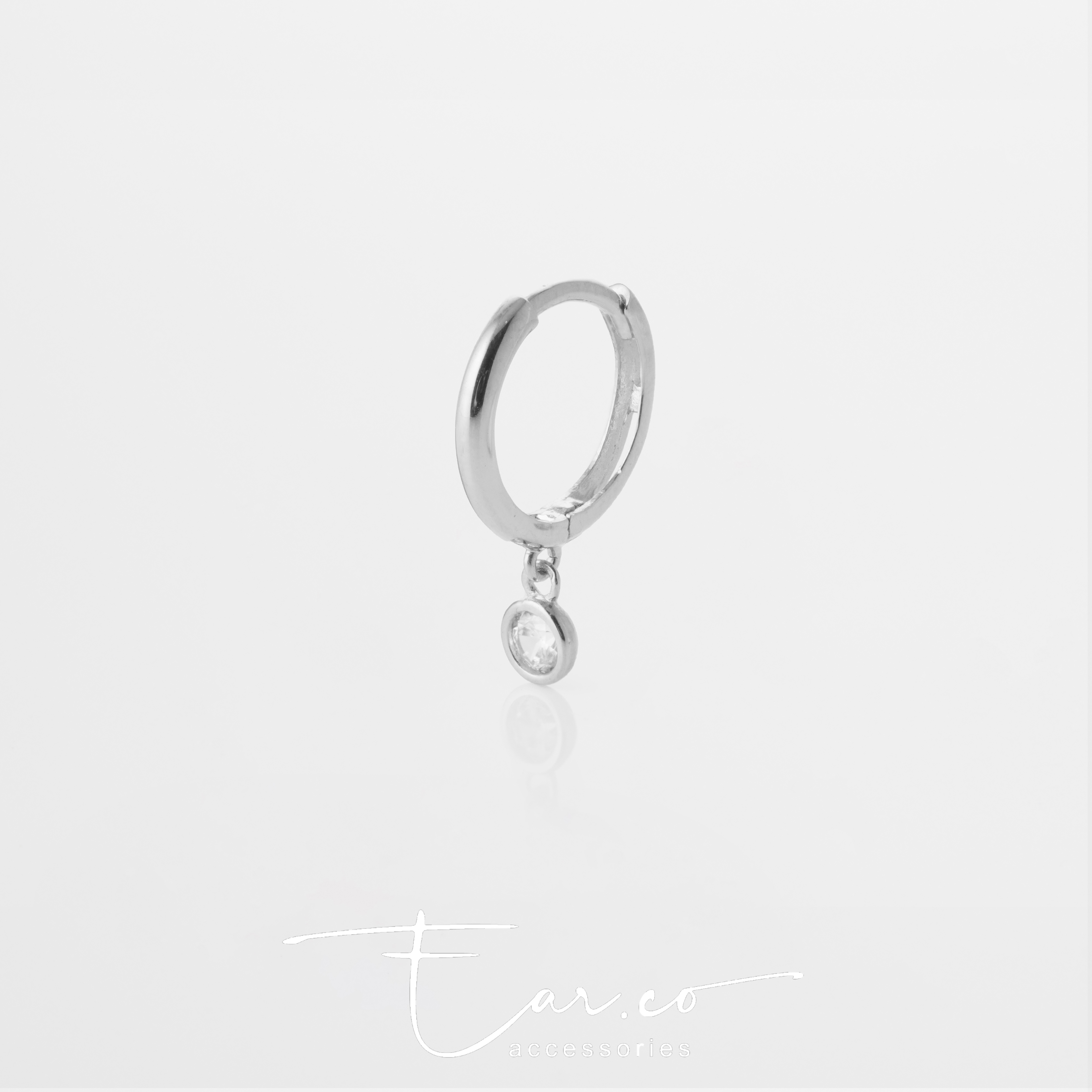 H03 Hoop (單隻) - 14K SOLID GOLD