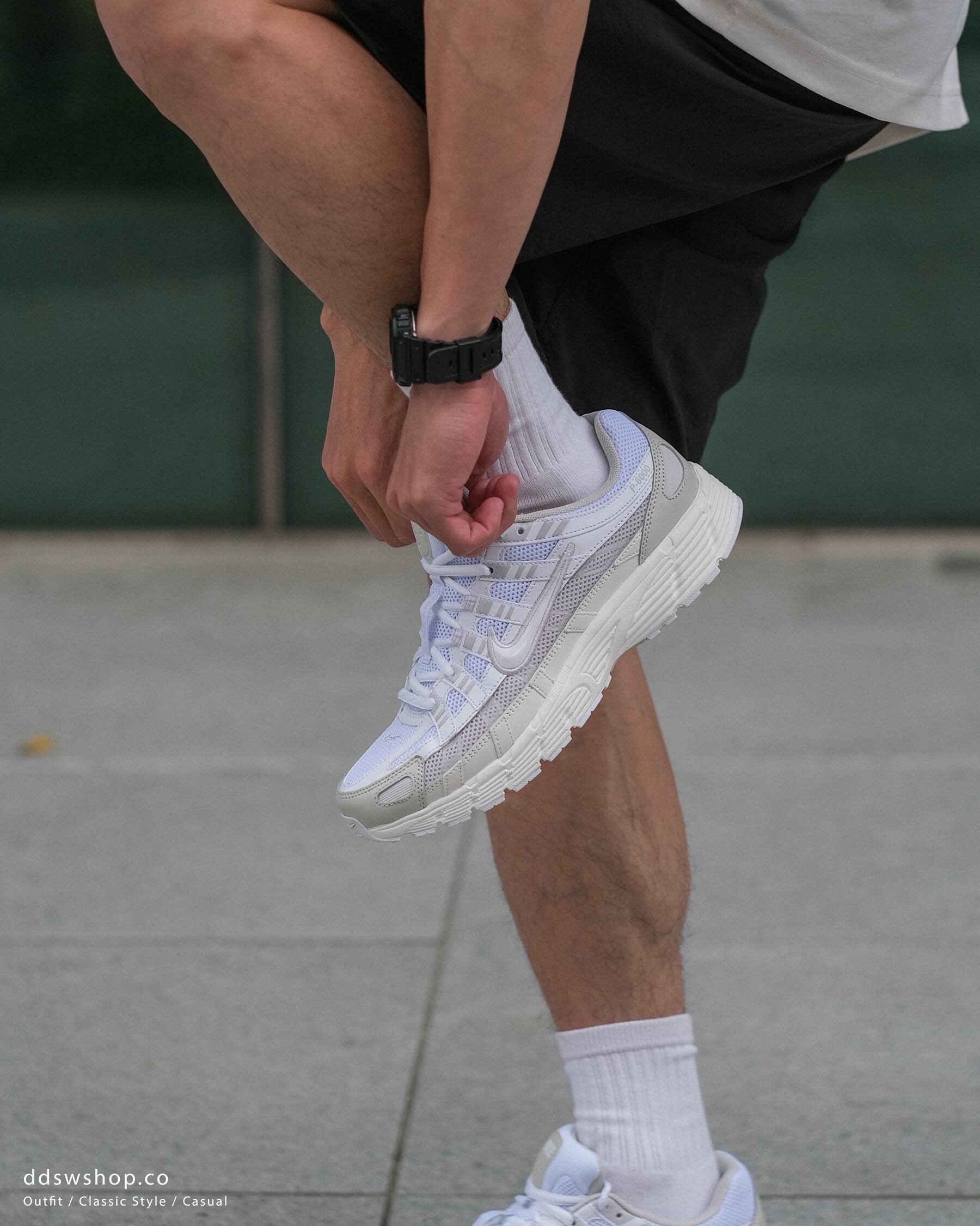 Nike P-6000 All White 白底灰配色 復古運動鞋