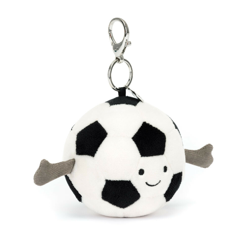 JELLYCAT Amuseables Sports Football Bag Charm