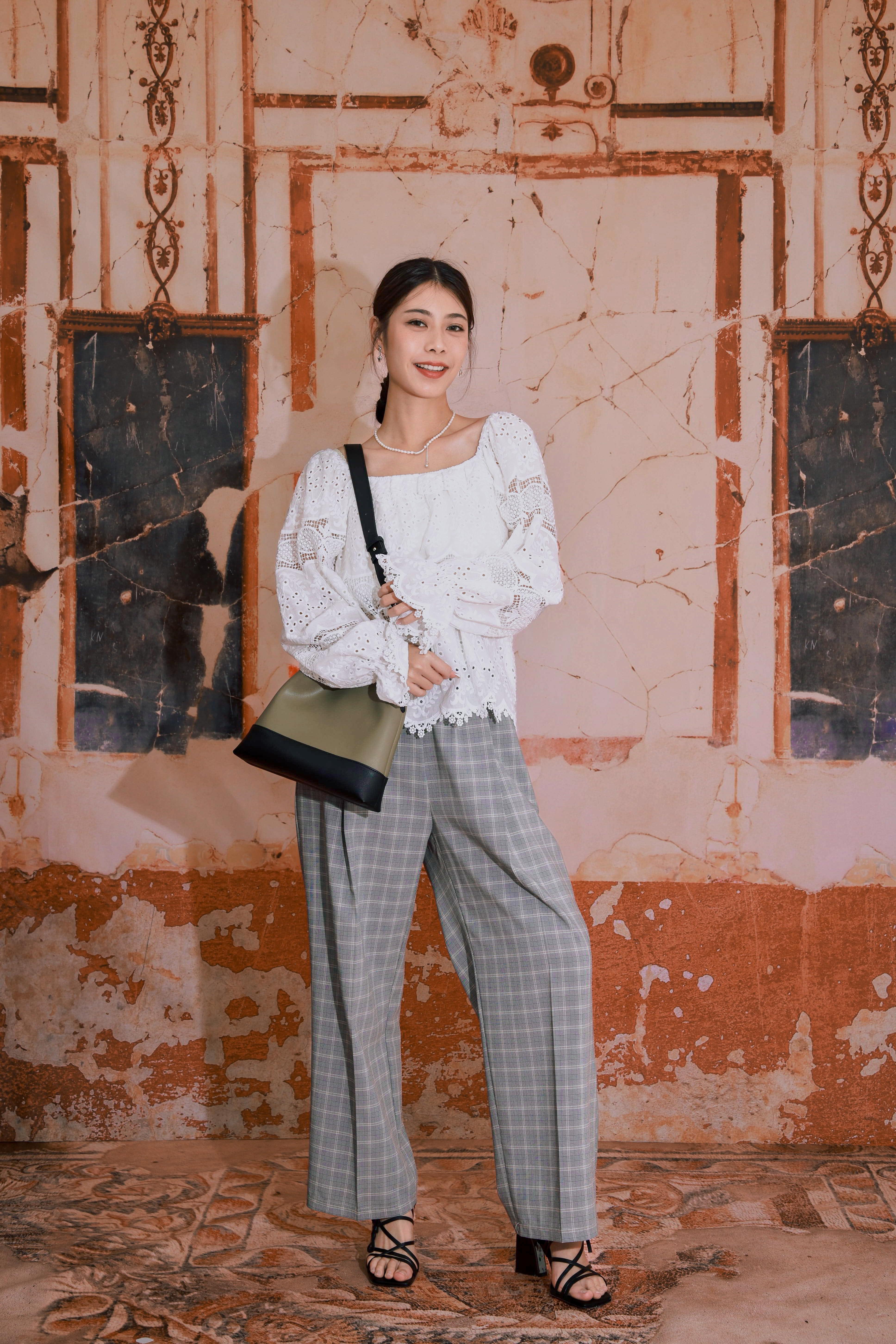 公主領通花棉上衣&nbsp; (現貨款式）