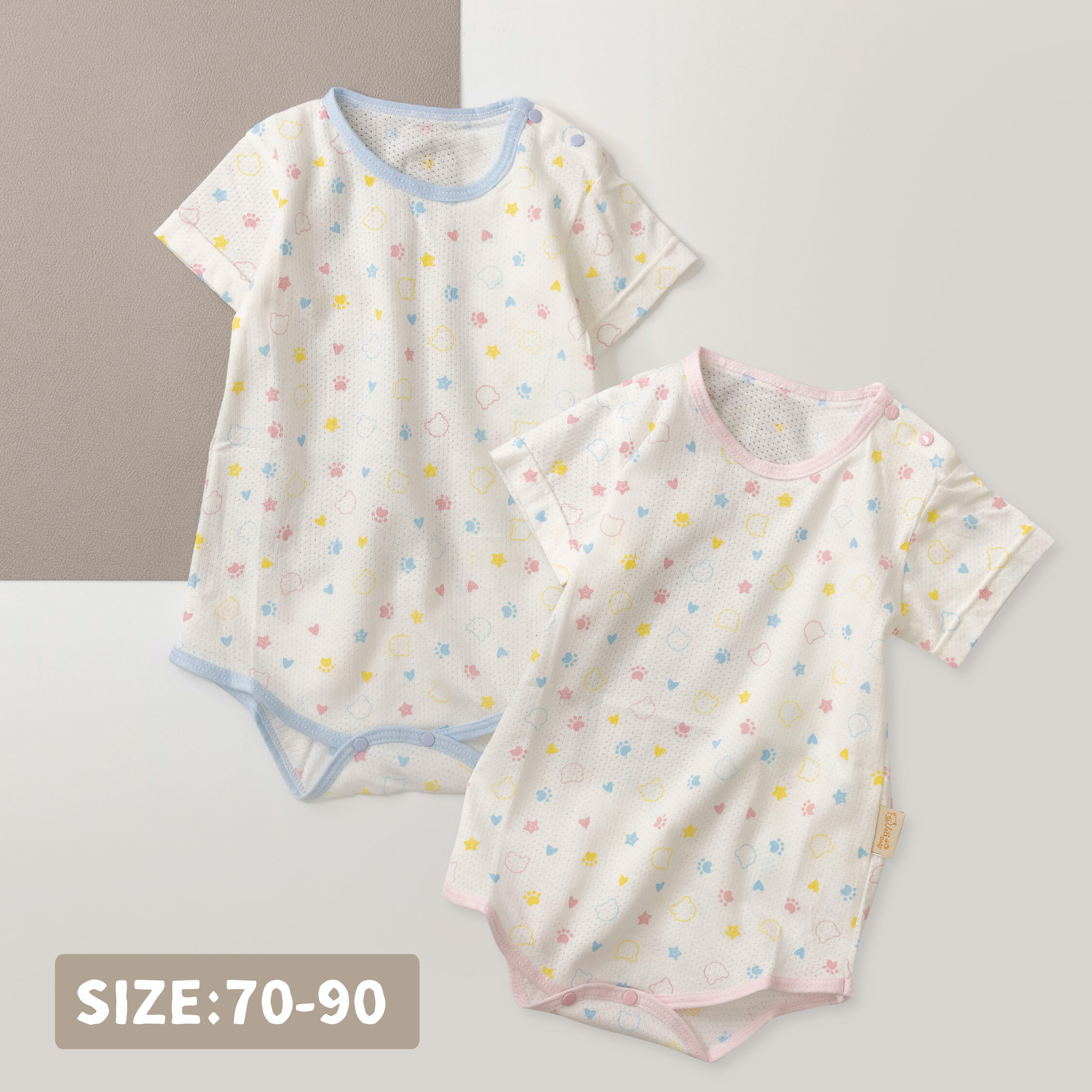 【JB0162】MIT原創彩熊透氣網眼包屁衣＊二色