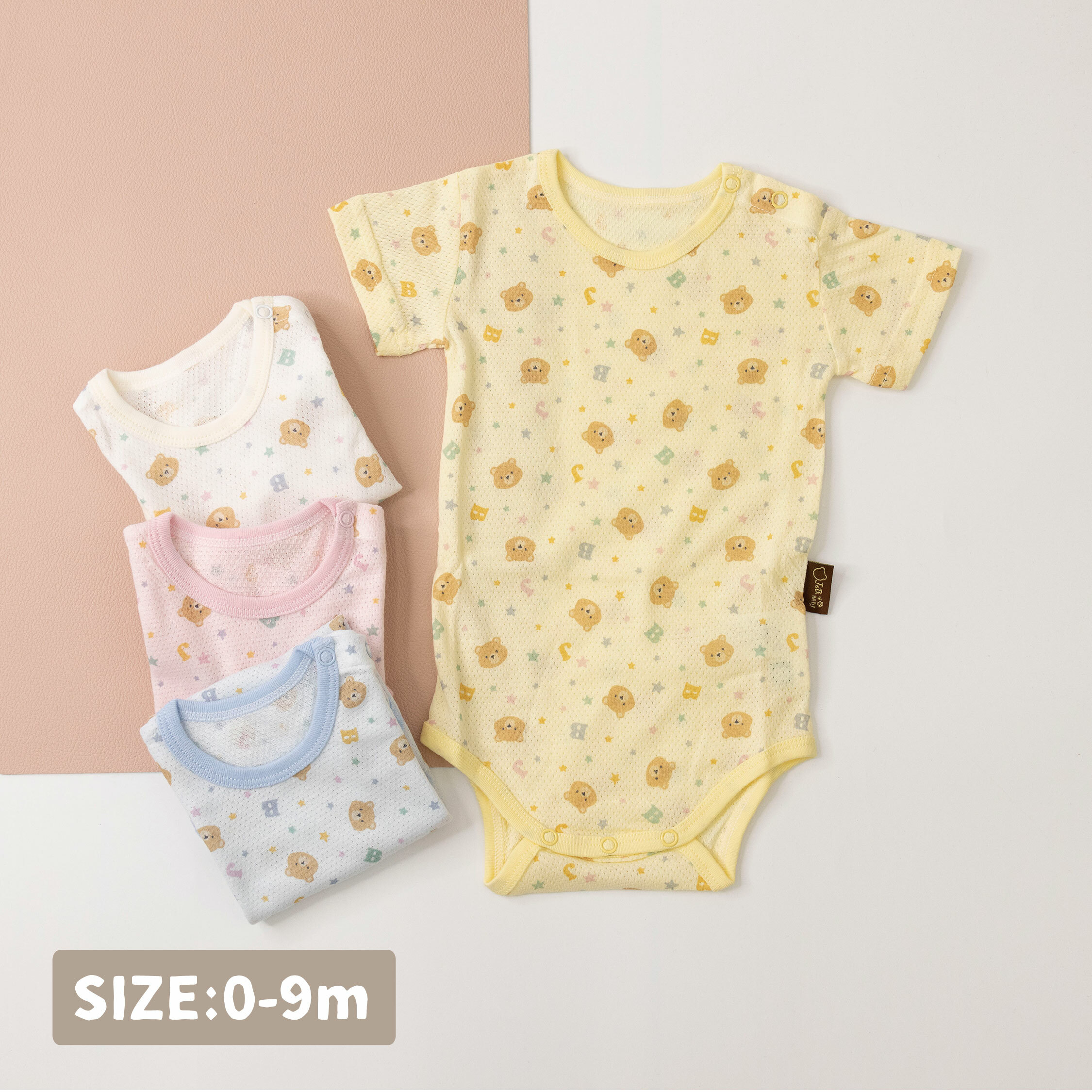 【JB0371】MIT原創熊熊透氣網眼包屁衣＊四色