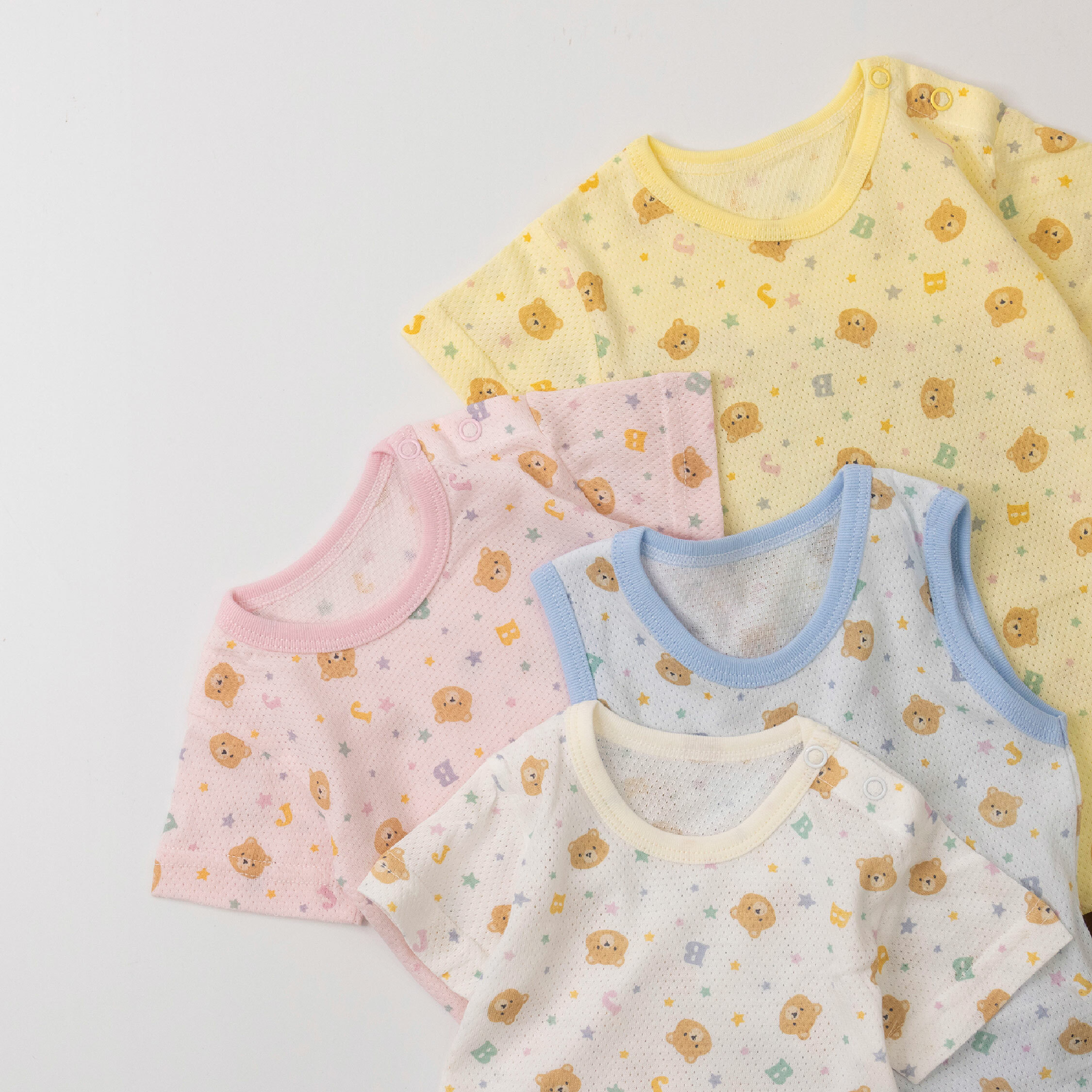 【JB0371】MIT原創熊熊透氣網眼包屁衣＊四色