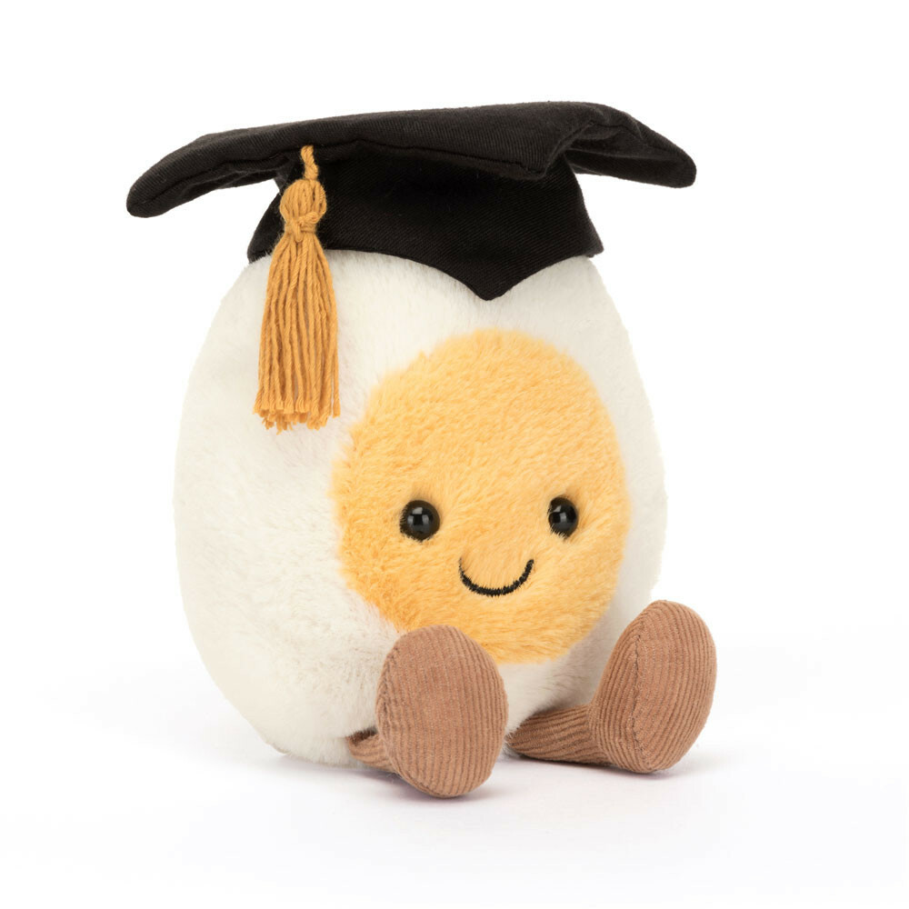 JELLYCAT Amuseables Boiled Egg Graduation