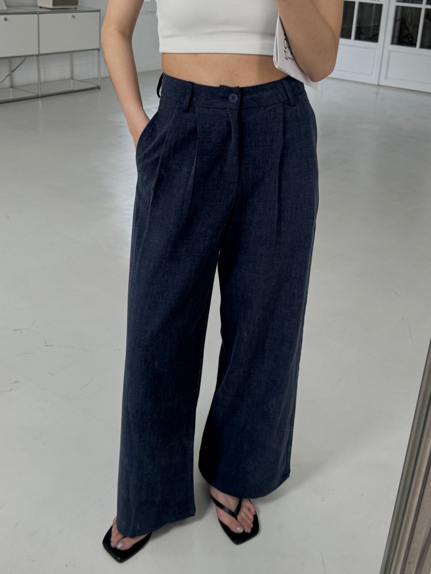 休閒渡假牛仔寬褲*2色