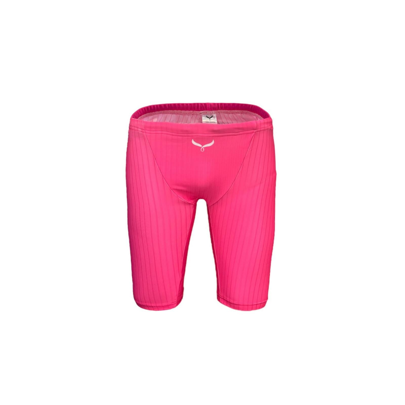Pink Plaid Swim Shorts