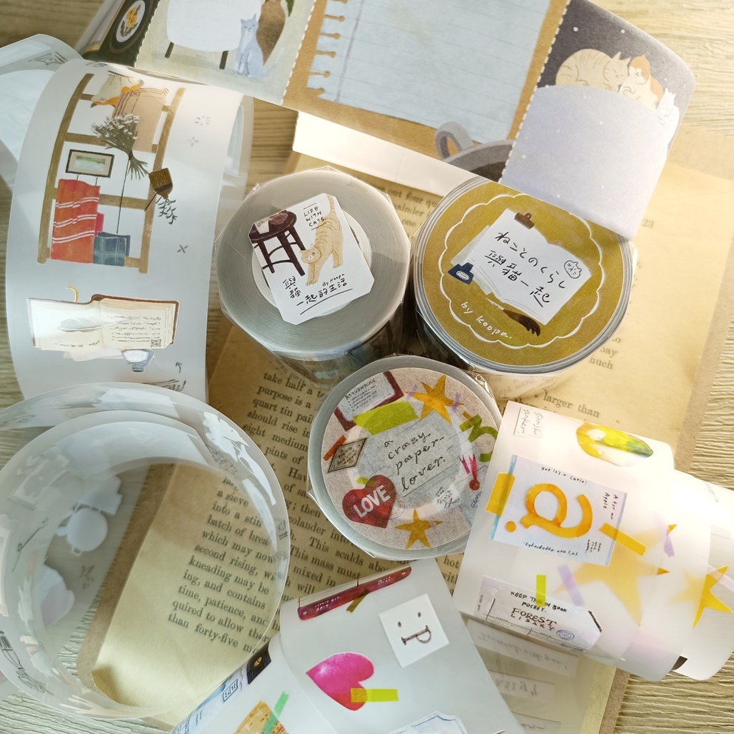 OURS森林好朋友．2024插畫博覽會新品 紙膠帶 <分裝>