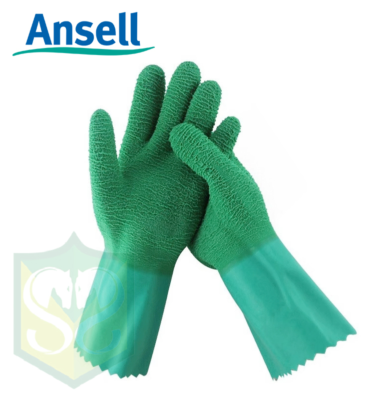 Ansell ALPHATEC® 16-650 Natural Rubber-Coated Gloves